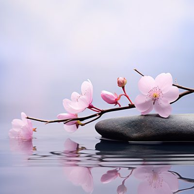 Moods, meditation, feng shui, relaxation, nature, zen and still life concept