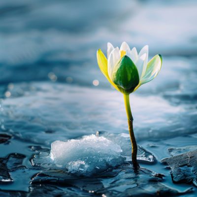 traumatherapie-koeln-blume-im-eis